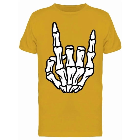 Skeleton Horn Hand T-Shirt Men -Image by Shutterstock, Male x-Large