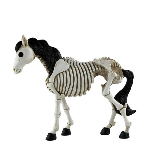 Skeleton Horse Statue Creepy Halloween Skeleton Animals Halloween Novelty Skeleton Farm Animals Halloween Skeleton Decor