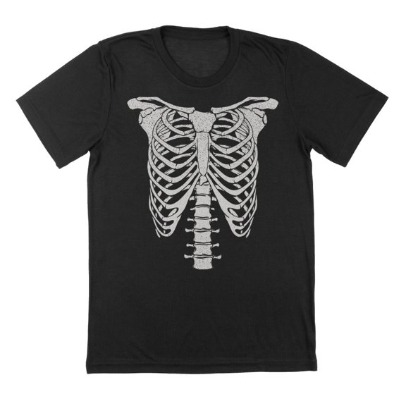 Skeleton Humor Graphic Black Mens T-Shirt