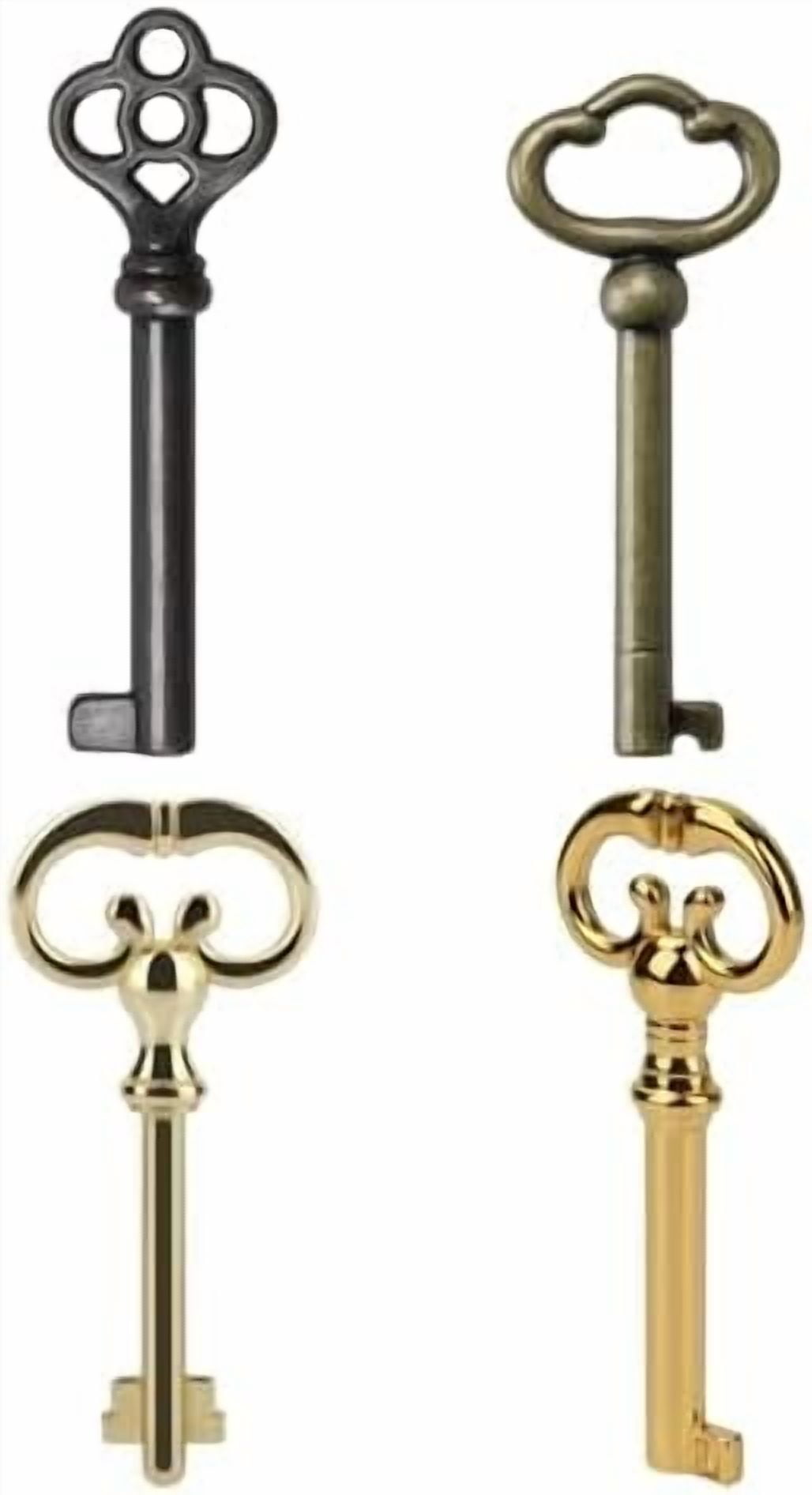 Skeleton Keys Set,ROLL TOP Desk Lock Key,Grandfather Clock Door Key for ...
