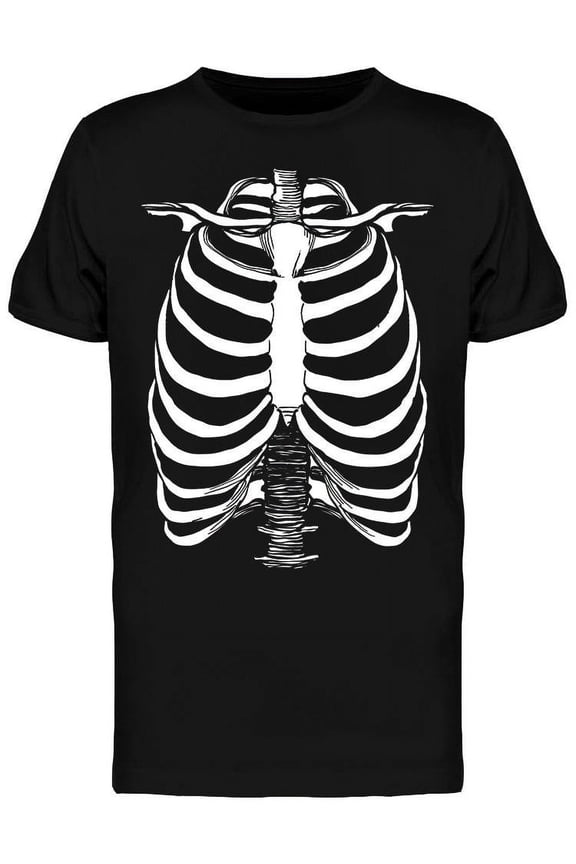 Skeleton Like Costume Men T-Shirt, Male Small