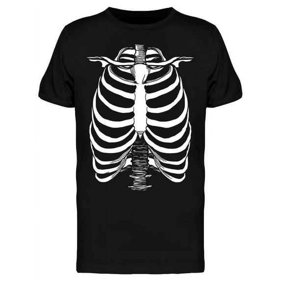 Skeleton Like Costume Men T-Shirt, Male Small
