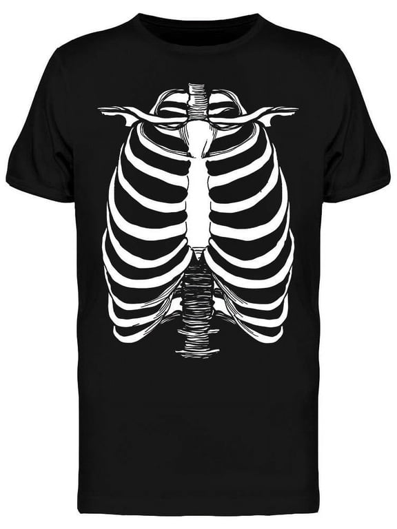 Skeleton Like Costume Men T-Shirt, Male x-Large