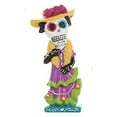 thumbnail image 1 of Skeleton Mariachi Band Dancer in Purple Dress Day of the Dead Figurine New, 1 of 2