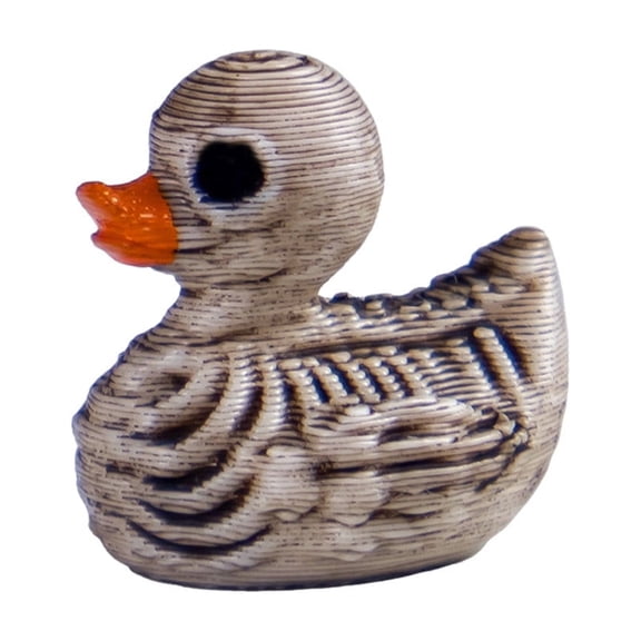 Skeleton Mini Duck Figurine 1.8cm – Cute Spooky Duckling Ornament for Desk Shelf Halloween Party Decor