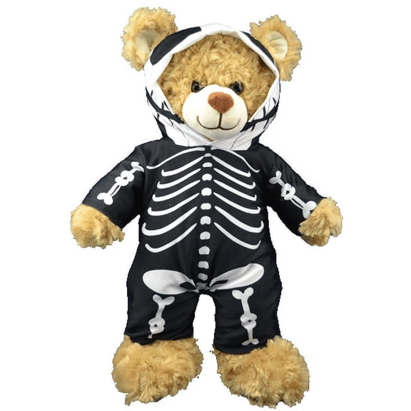 Skeleton Morph Suit for 14"-18" Plush Toys, Stuffed Animal Halloween Costume Outfit