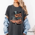 thumbnail image 1 of Skeleton Motel Halloween Shirt, Vintage Road Halloween Skeletons Shirt,Retro Spooky Shirt, 1 of 5