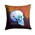 thumbnail image 1 of Skeleton My Best Side Fabric Decorative Pillow, 1 of 4