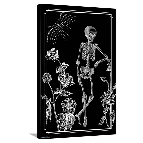 Skeleton - Nature Canvas Wall Poster, 22.375" x 34"