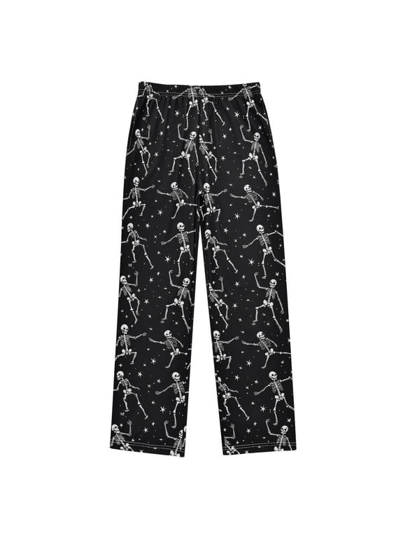 Skeleton Pajama Pants Soft and Lightweight Elastic Waistband Pajama Pants