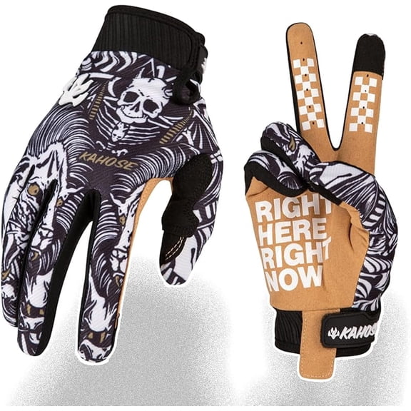 Skeleton-Paw Motorcycle Gloves for Men&Women,Cycling Glove Breathable Dirtbike Glove for ATV MTB Motocross Racing