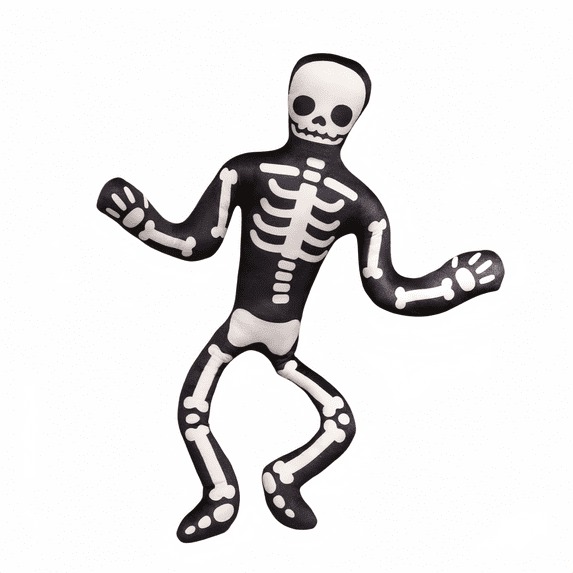 Skeleton Plush Toy-15.7" Skull Plushies Prank Skeleton Stuffed Animal Toys Halloween Plush Decor Birthday Gifts for Kids