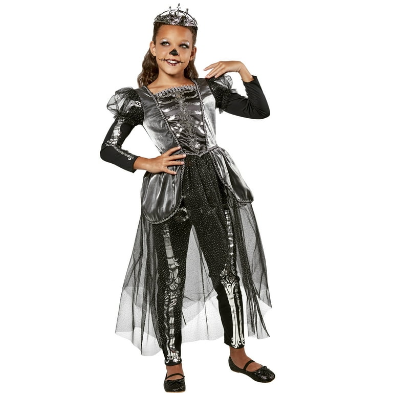 Skeleton Queen Girls Costume Skeleton Queen Girls Costume