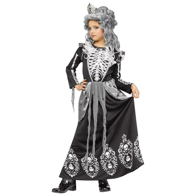 Skeleton Queen Girls Costume Skeleton Queen Girls Costume