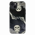thumbnail image 1 of Skeleton Reflection “Our Last Goodbye” Dual Layer Phone Case, Gothic Starry Night Protective Phone Cover, Gift for iPhone 16 15 14 13 12 11 Pro Plus Mini, 1 of 6