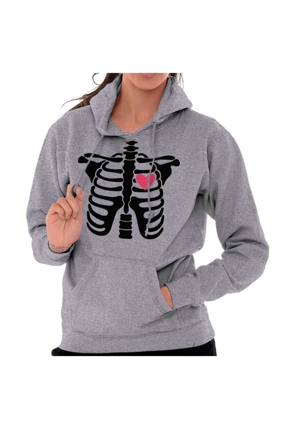 Skeleton Rib Cage Cute Set His Hers Hoodie Sweatshirt Women Brisco Brands M