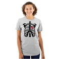 thumbnail image 1 of Skeleton Rib Cage Cute Set His Hers Women's Plus Size Graphic Tee Brisco Brands 3X, 1 of 5