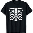 thumbnail image 1 of Skeleton Rib Cage Gifts Men Women Halloween Costume Skeleton T-Shirt, 1 of 3