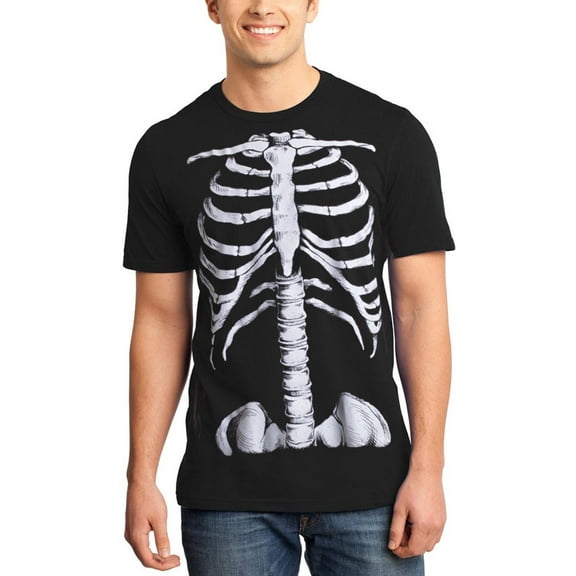 Skeleton Rib Cage Glow In Dark Costume T-Shirt