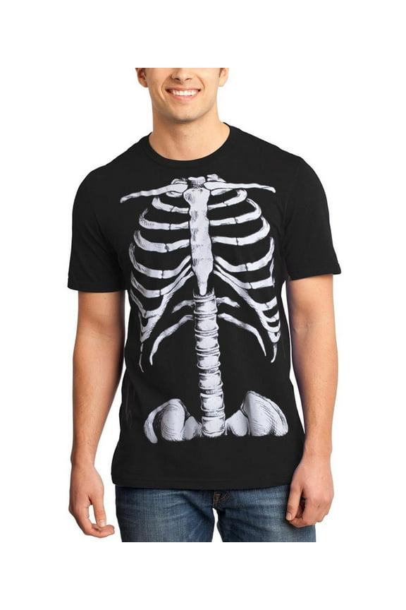 Skeleton Rib Cage Glow In Dark Costume T-Shirt