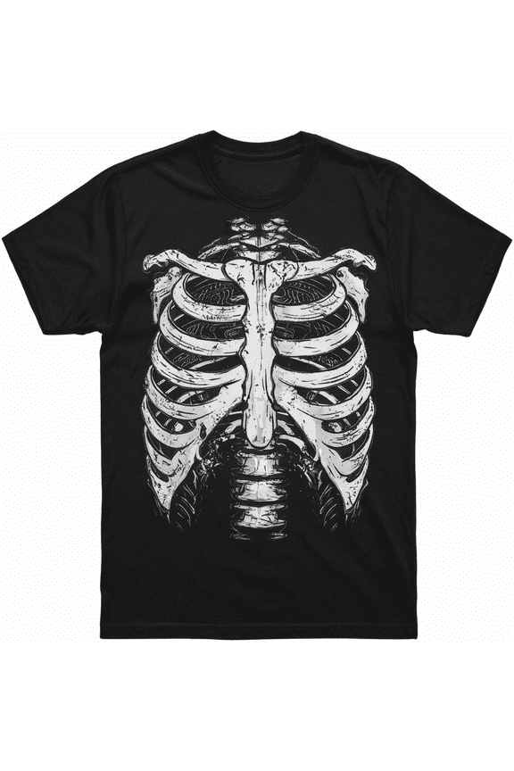 Skeleton Rib Cage Halloween T-Shirt