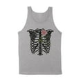 thumbnail image 1 of Skeleton Rib Cage Tank Top Unisex Medium Grey, 1 of 5