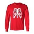 thumbnail image 1 of Skeleton Ribs Adult Long Sleeve T-shirt, 1 of 3