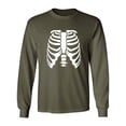 thumbnail image 1 of Skeleton Ribs Adult Long Sleeve T-shirt, 1 of 3