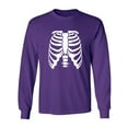 thumbnail image 1 of Skeleton Ribs Adult Long Sleeve T-shirt, 1 of 3