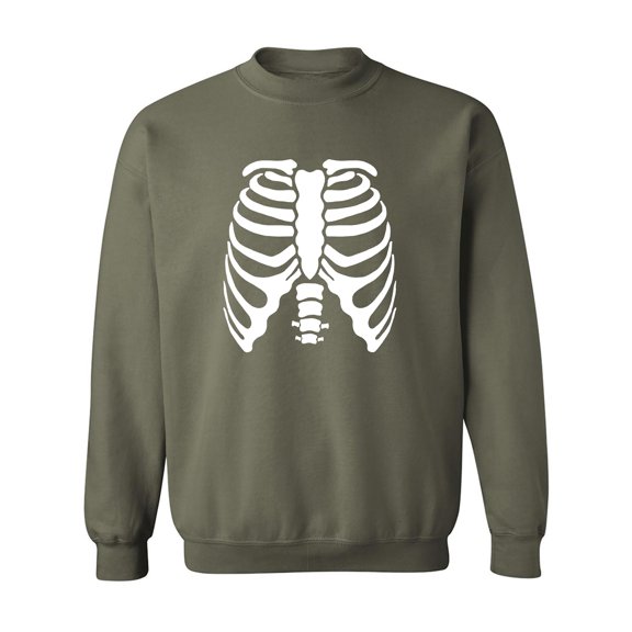 Skeleton Ribs Crewneck Sweatshirt