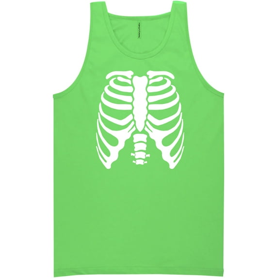 Skeleton Ribs Neon Tank Top