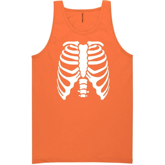 Skeleton Ribs Neon Tank Top
