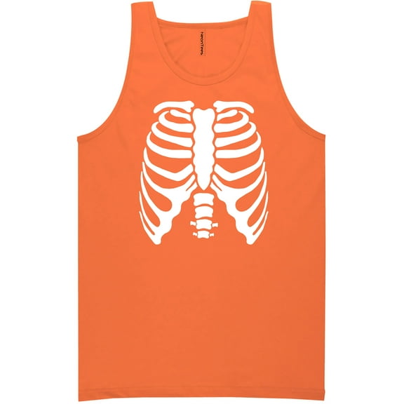 Skeleton Ribs Neon Tank Top
