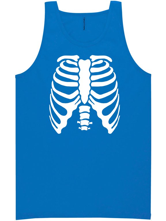 Skeleton Ribs Neon Tank Top