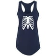 thumbnail image 1 of Skeleton Ribs Racerback Tank, 1 of 2