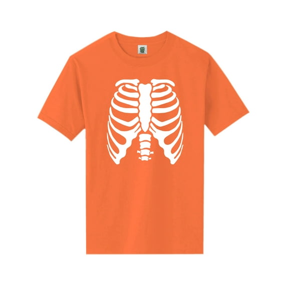 Skeleton Ribs Short Sleeve Neon T-Shirt
