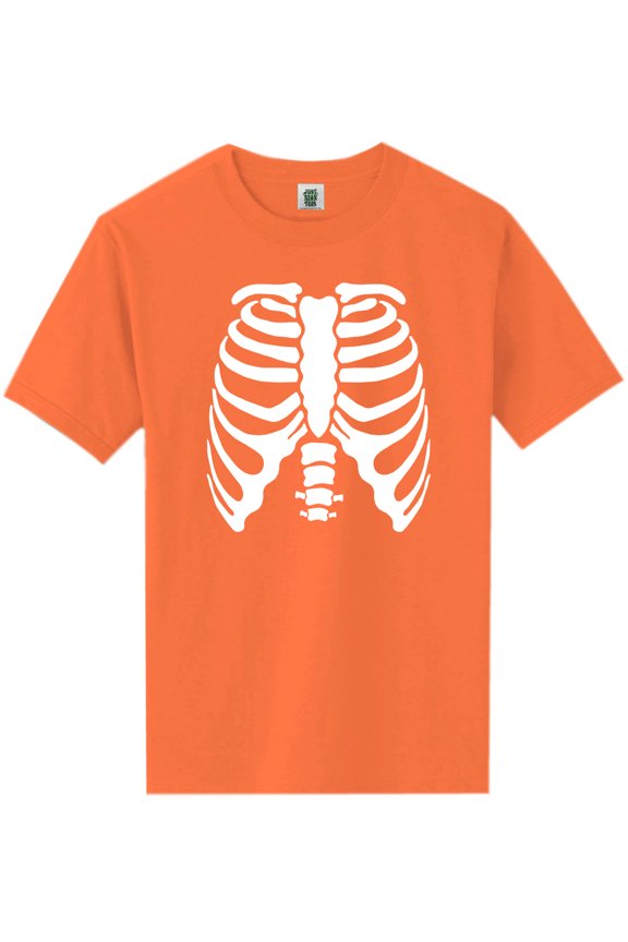 Skeleton Ribs Short Sleeve Neon T-Shirt