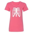 thumbnail image 1 of Skeleton Ribs Womens crewneck tee, 1 of 2