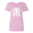 thumbnail image 1 of Skeleton Ribs Womens crewneck tee, 1 of 3