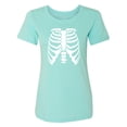 thumbnail image 1 of Skeleton Ribs Womens crewneck tee, 1 of 3