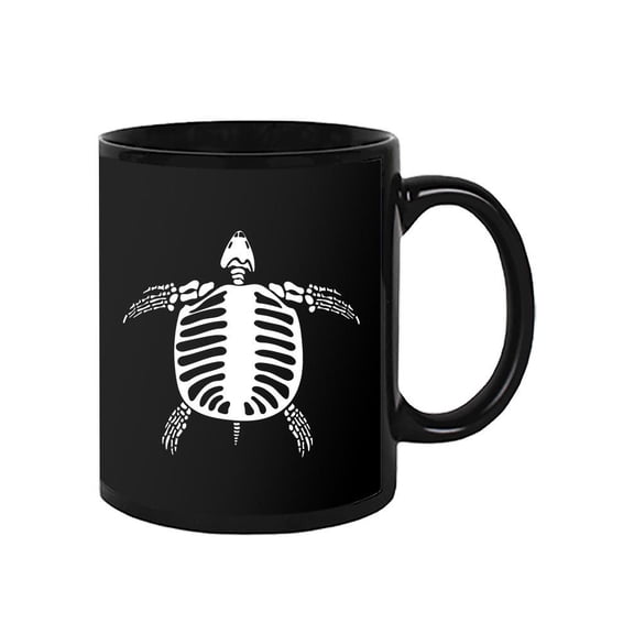 Skeleton Sea Turtle White Mug - Image by Shutterstock,