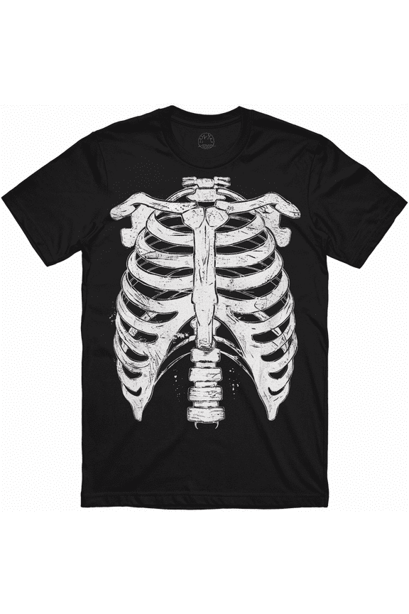 Skeleton Shirt Easy Halloween Costume on Rib Cage Unisex Shirt Funny T-Shirt