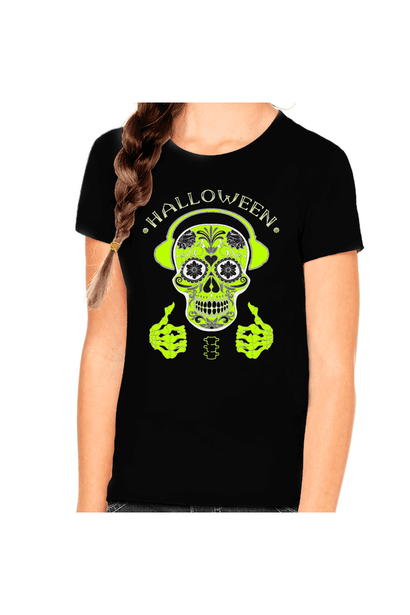 Skeleton Shirt Funny Halloween Shirts for Girls Funny Halloween Shirts for Kids Funny Skull Shirt