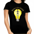 thumbnail image 1 of Skeleton Shirt Halloween Shirts for Women Plus Size 1X 2X 3X 4X 5X Halloween Tops Womens Skull Shirt, 1 of 5