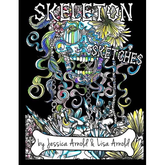 Hidden Side Coloring Books Skeleton Sketches Coloring Book, Book 1, (Paperback)
