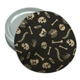thumbnail image 1 of Skeleton Skull Bones Rib Cage and Femur Pattern Round Rubber Non-Slip Jar Gripper Lid Opener, 1 of 4