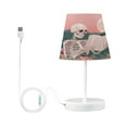 thumbnail image 1 of Skeleton Skull Read Book Desk Lamp LED Table Nightstand Lamps with 3 Color Temperatures for Home Bedroom Living Room Decor 6x11, 1 of 8