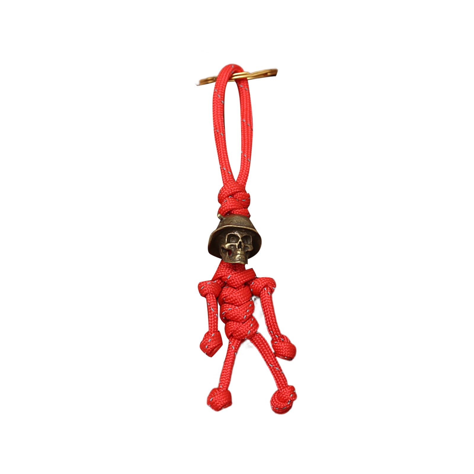 Skeleton Soldier Pendant Skeleton Paratrooper Rope Pendant Hanging Car