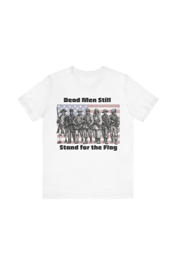 Skeleton Soldier Shirt, Military History Tee, American Flag Skull Graphic