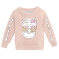 thumbnail image 1 of Skeleton Sweatshirt Unisex Kids Halloween Print Crewneck Sweatshirt Long Sleeve Soft Top Cozy Pullover Jacket Pink 7-8 Years, 1 of 4